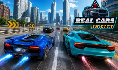 Real Cars in City Real Cars in City img